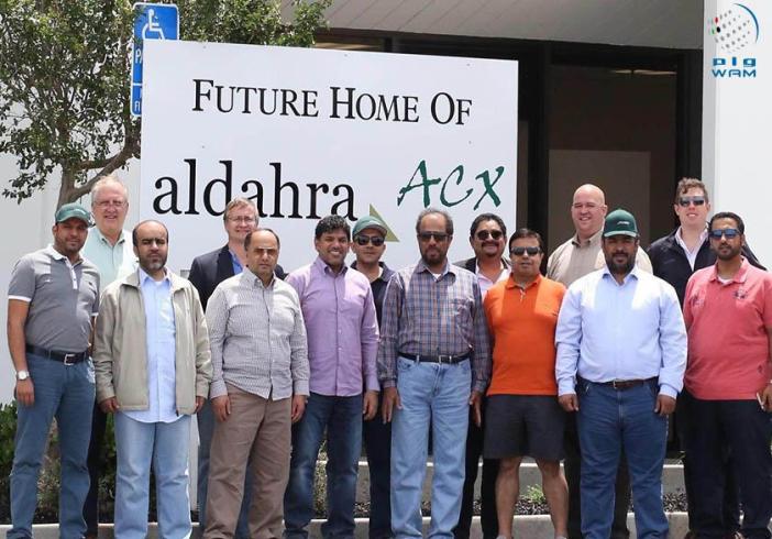 Una delegación de la autoridad de control de alimentos de Abu Dabi visitó varios proyectos de pienso de Al Dahra